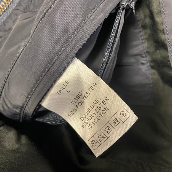 Father & Sons Lightweight Navy Rain Coat with Hood L - Picture 9 of 11